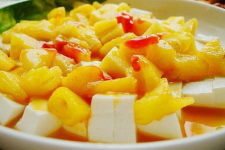 Đậu phụ xào dứa